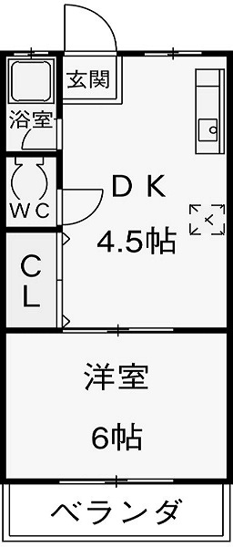 DK4.5帖　洋室6帖