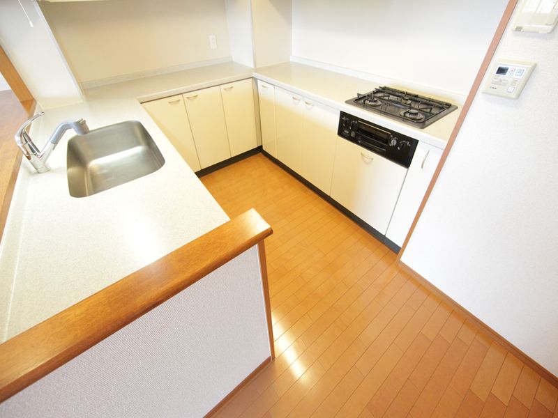 システムガス三口 グリル付き 食洗機付き