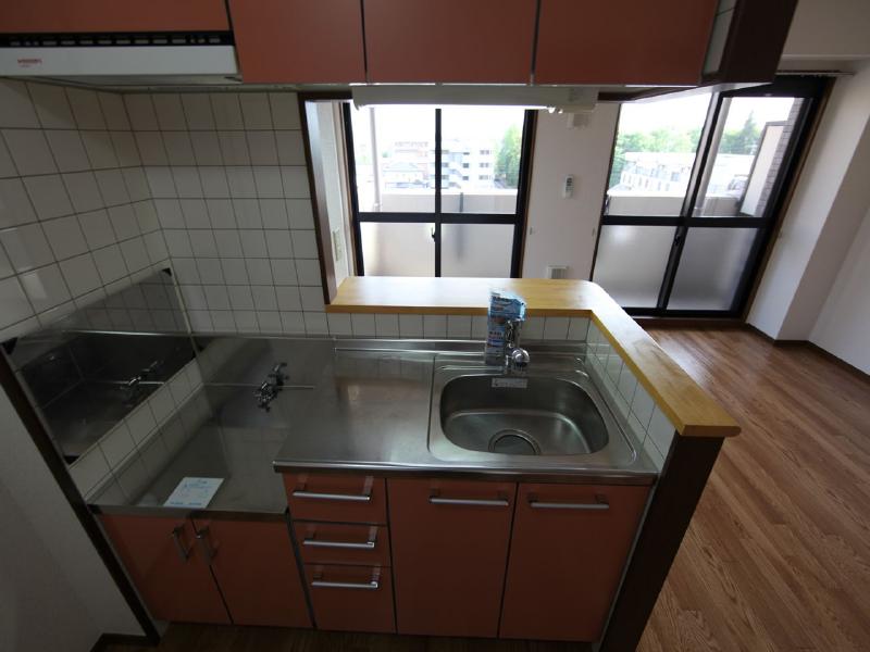 二口コンロ設置可 カウンターキッチン