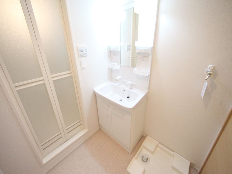 脱衣所 シャンプードレッサー付き