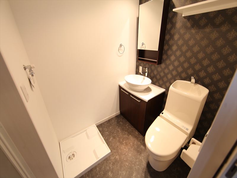 脱衣所 おしゃれな洗面台