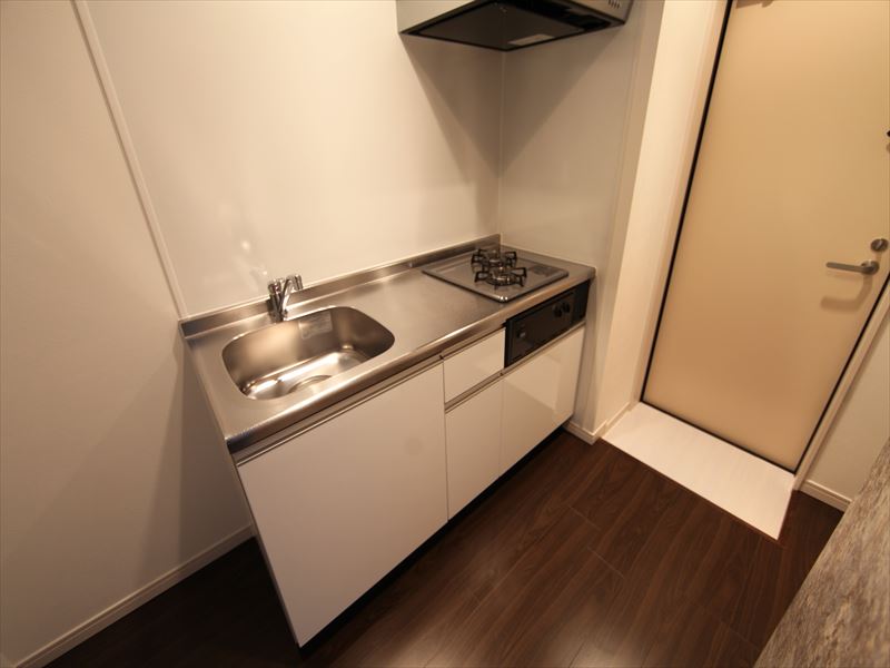 システムキッチン(ガス2口コンロ)