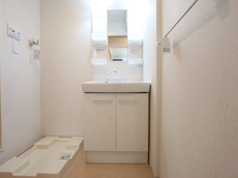 脱衣所 シャンプードレッサー付き