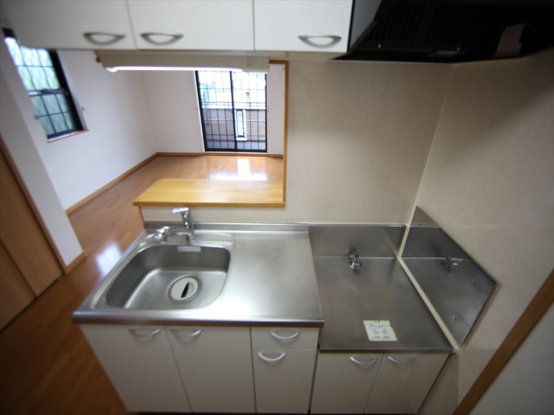 カウンターキッチン(2口コンロ設置可)