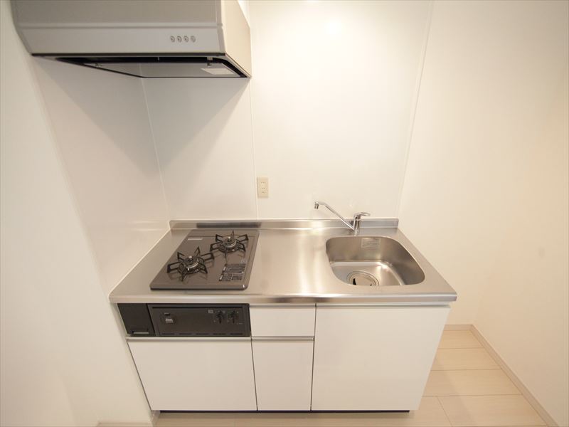 システムキッチン(ガス2口コンロ)