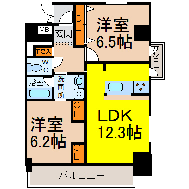 ミクニハイツ　Ｄタイプ　0827