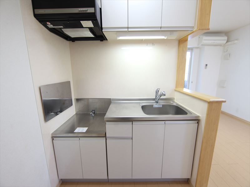 キッチン2口コンロ設置可