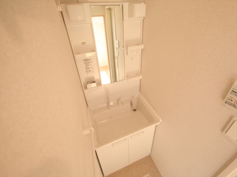 脱衣所 シャンプードレッサー付