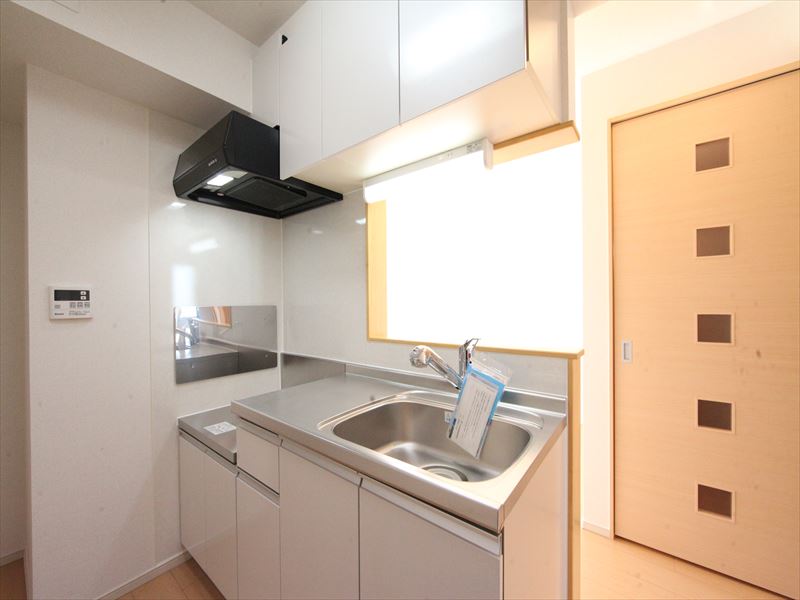 カウンターキッチン(ガス2口コンロ設置可)