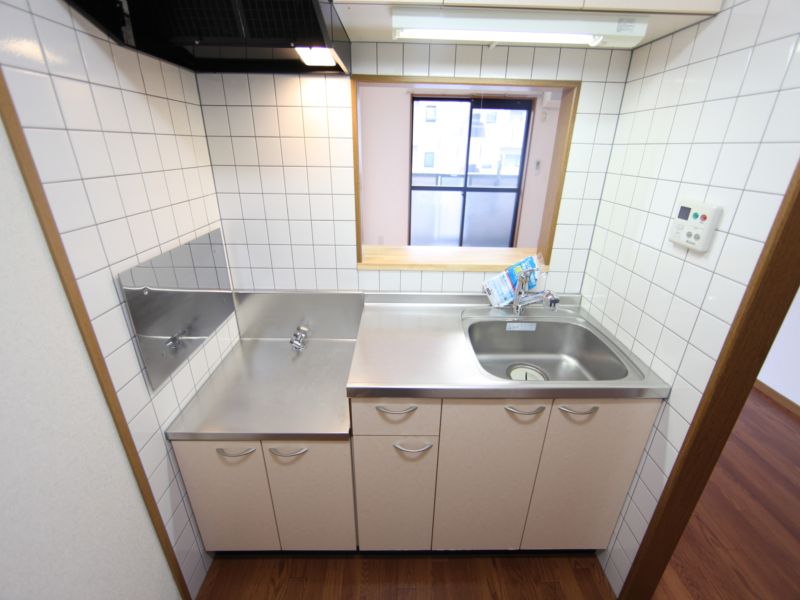 カウンターキッチン 2口コンロ設置可