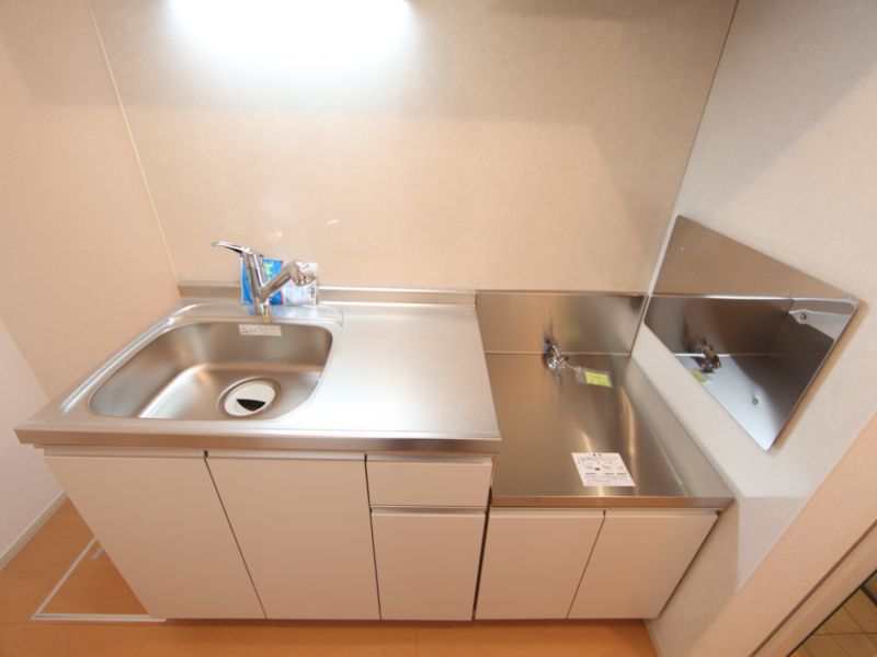 キッチン 二口ガスコンロ設置可 同タイプ