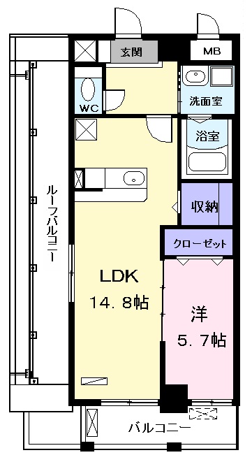 グランソレイユ　Cタイプ　1218　モデルルーム