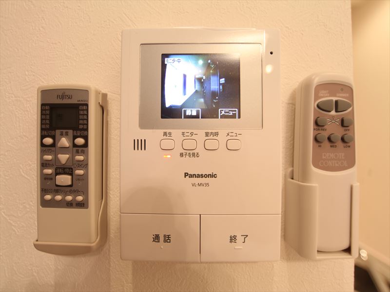モニター付きインターホン