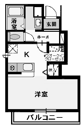 洋室9帖 キッチン4帖 家電ご用意できます。