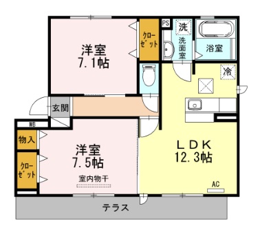 ソレイユ伍番館（D-room服部）　0203　モデルルーム