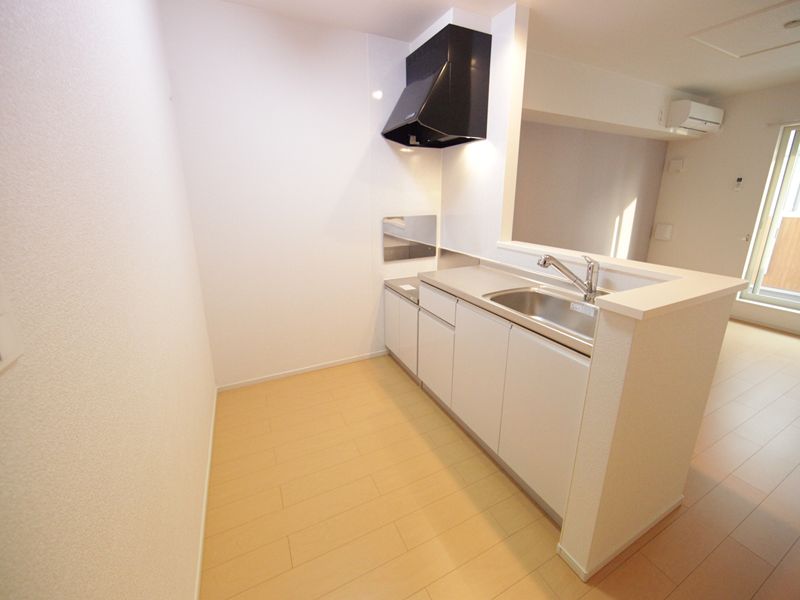 カウンターキッチン 2口コンロ設置可