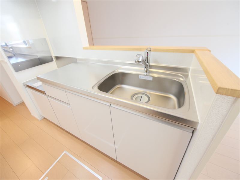 同タイプ カウンターキッチン 2口コンロ設置可