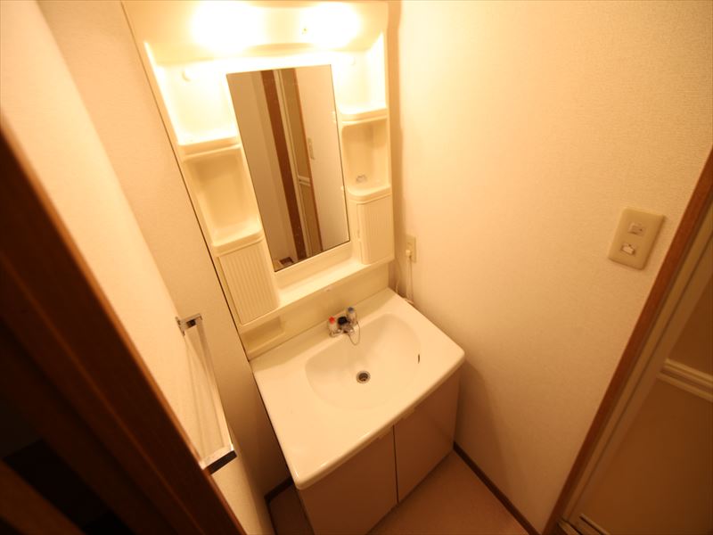 脱衣所 独立洗面台付