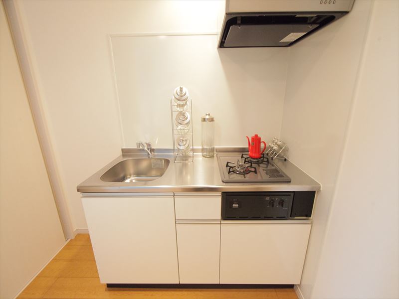 システムキッチン(ガス2口コンロ)モデルルーム