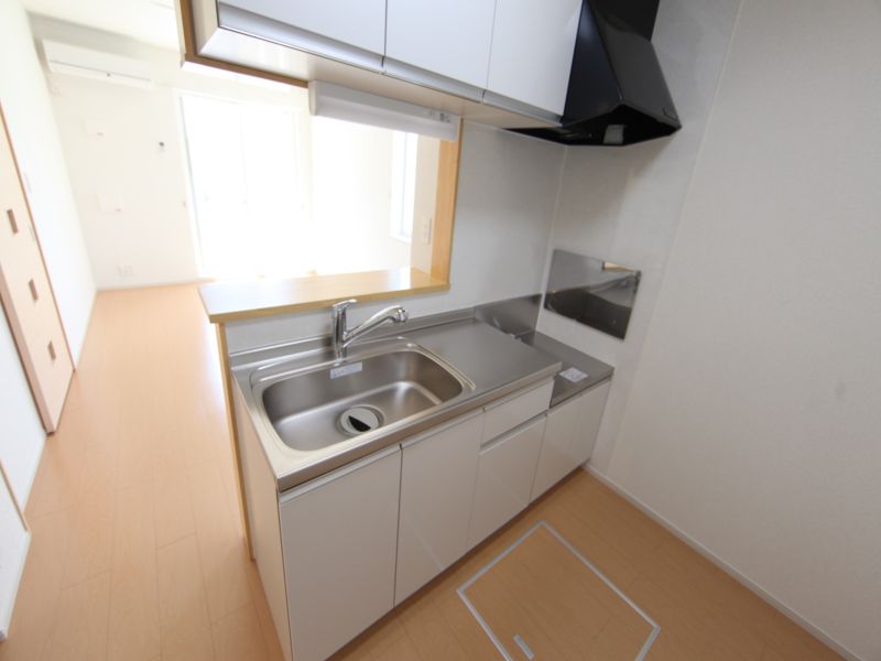 カウンターキッチン 二口コンロ設置可