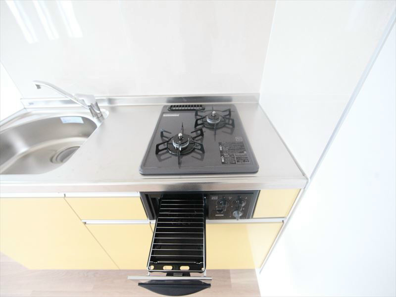 2口コンロ・グリル付