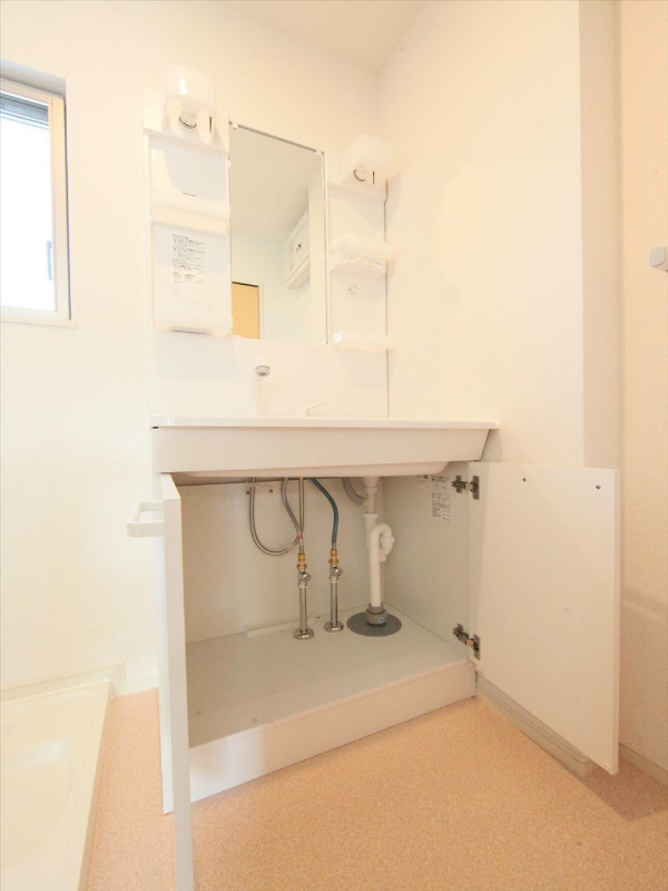 独立洗面台 収納