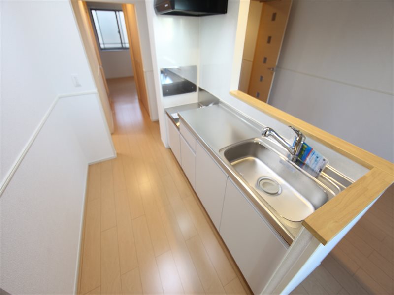 カウンターキッチン 2口コンロ設置可