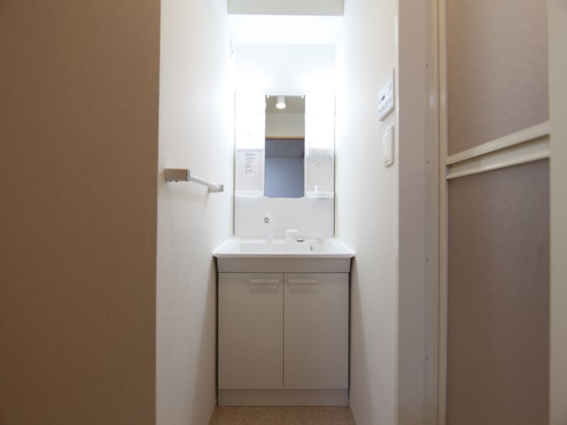 脱衣所 シャンプードレッサー付き