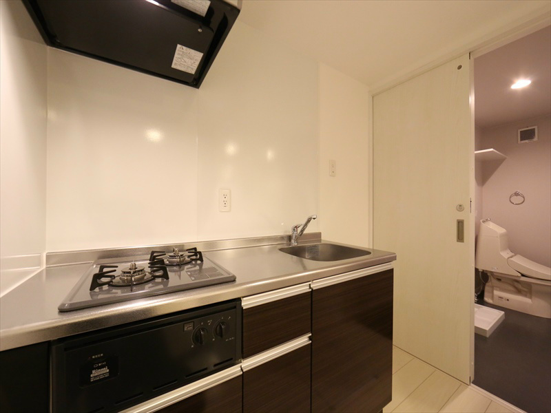 システムキッチン(ガス2口コンロ)