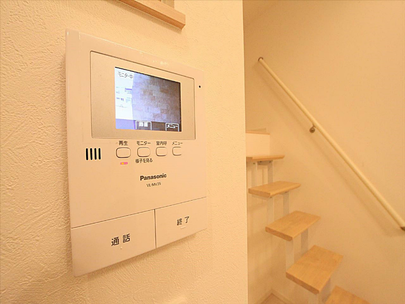 同施工会社画像TVモニター付インターホン