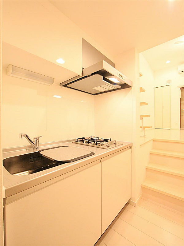 同施工会社画像システムキッチン(2口コンロ)