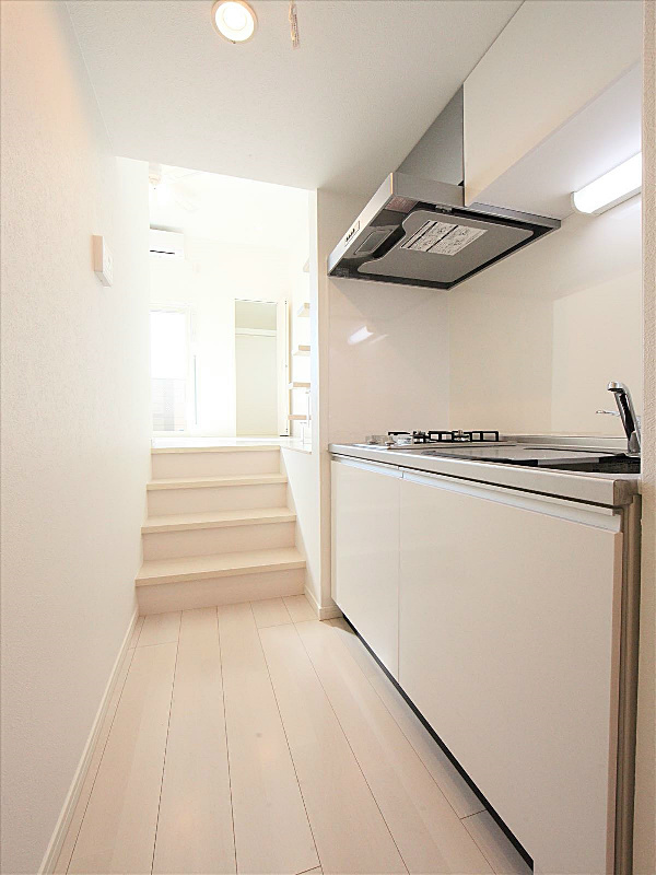 モデルルーム システムキッチン(ガス2口コンロ)