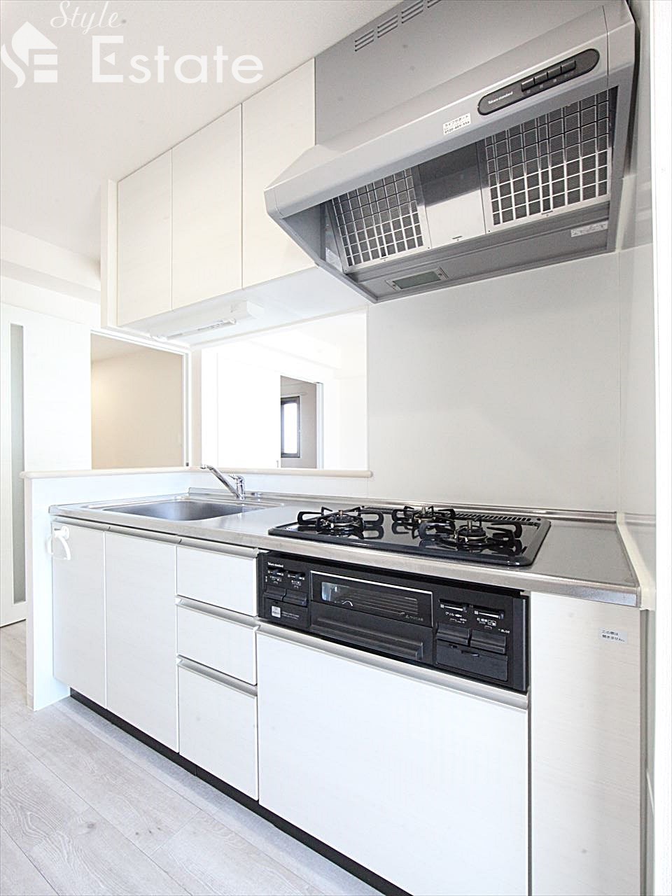 システムキッチン 3口コンロ グリル付