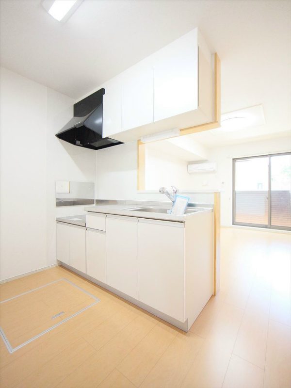 カウンターキッチン 2口コンロ設置可