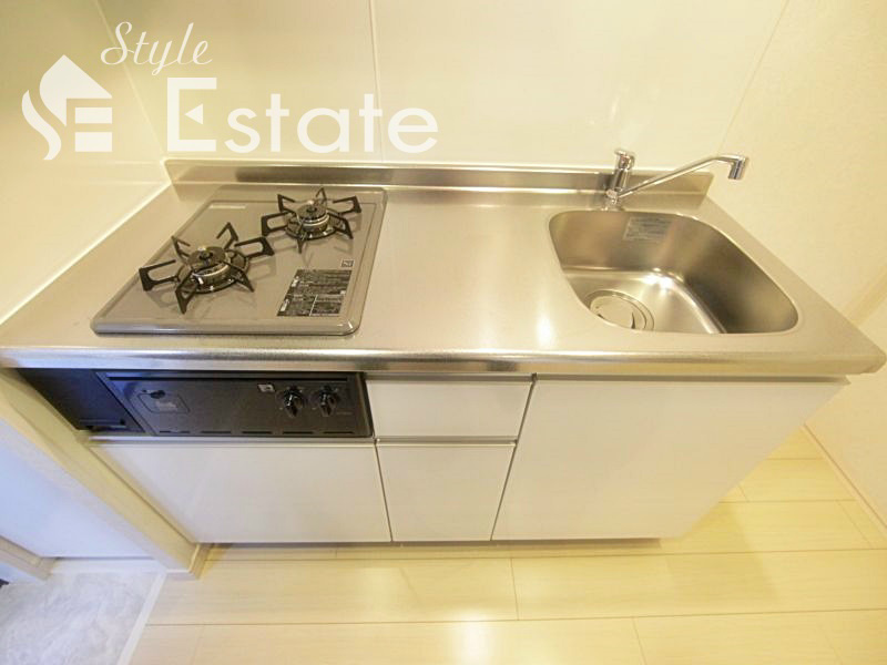 システムキッチン(ガス2口コンロ)