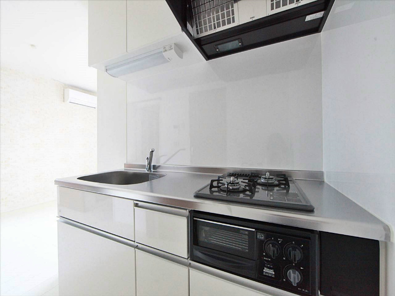 システムキッチン(2口コンロ・グリル付)