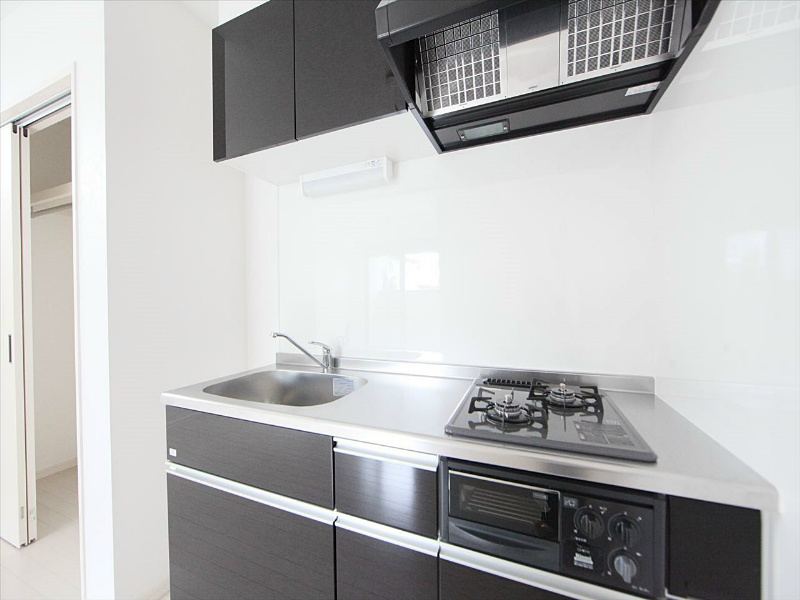 システムキッチン(2口コンロ・グリル付)