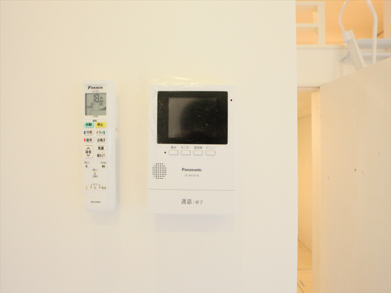 モニター付きインターホン