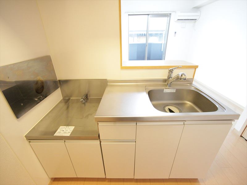 類似物件キッチン(ガス2口コンロ設置可)