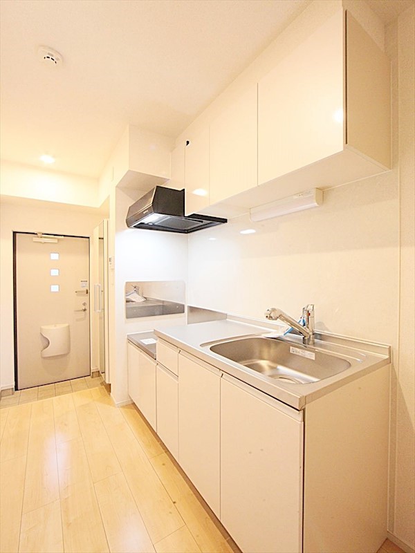 キッチン 2口ガスコンロ設置可