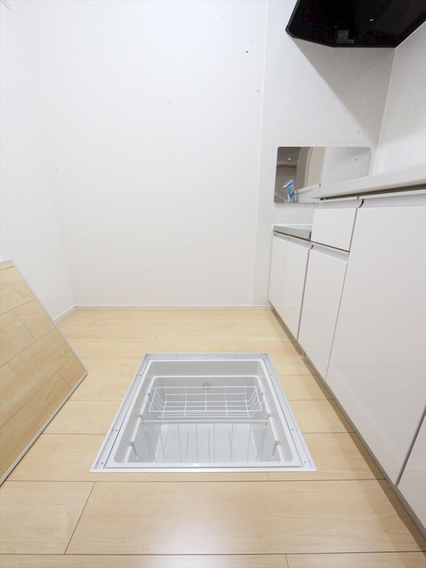 床下収納ありでキッチン収納も充実