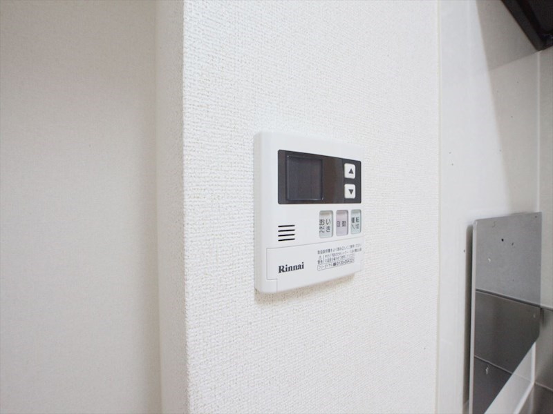 給湯器で温度調節も簡単です