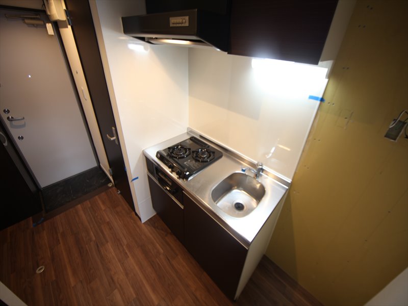 システムキッチン2口コンロ・グリル付