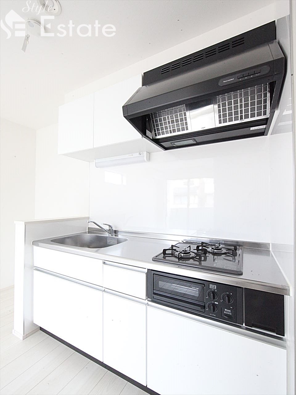 システムキッチン 2口コンロ グリル付