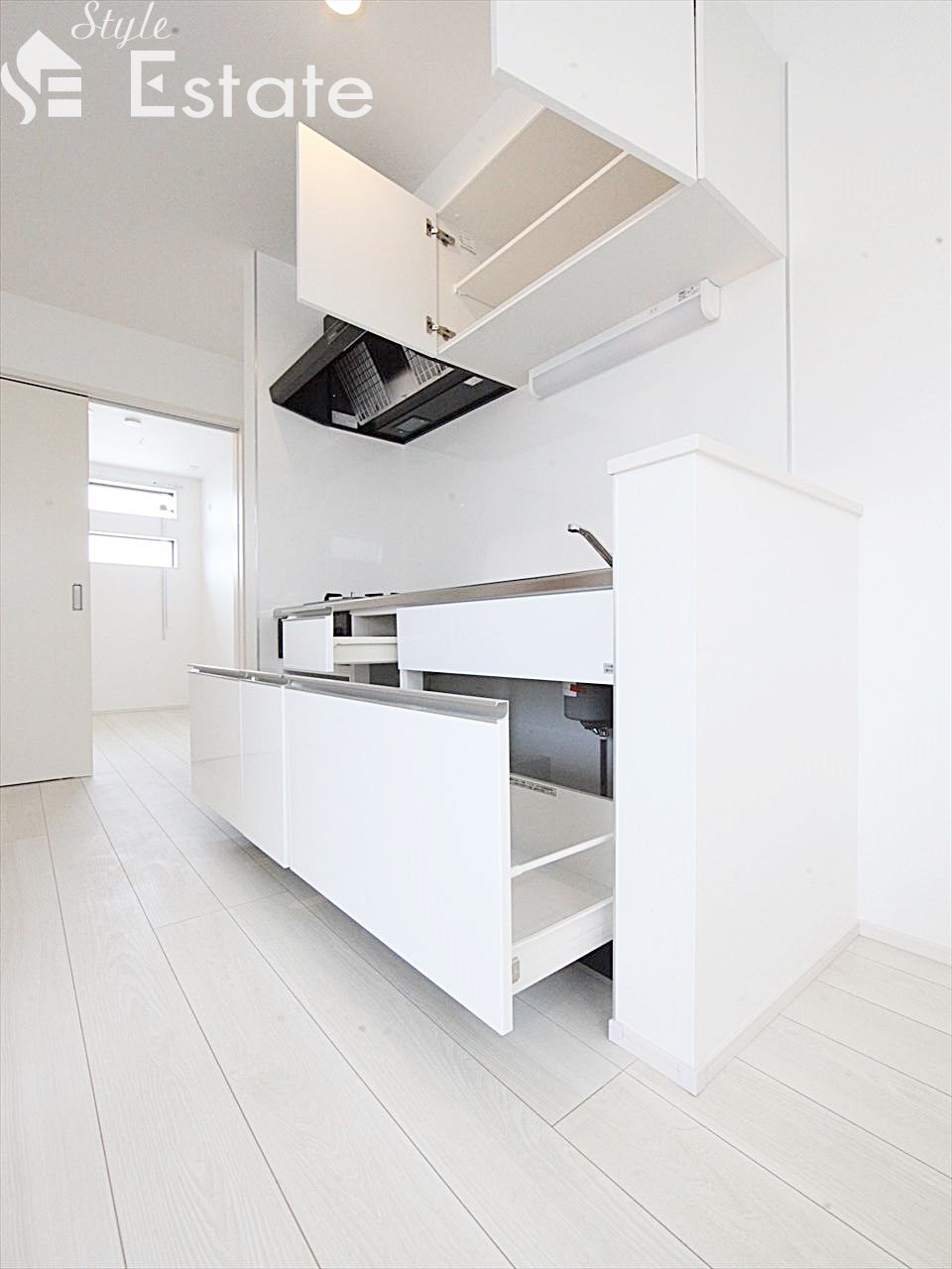 システムキッチン 2口コンロ グリル付