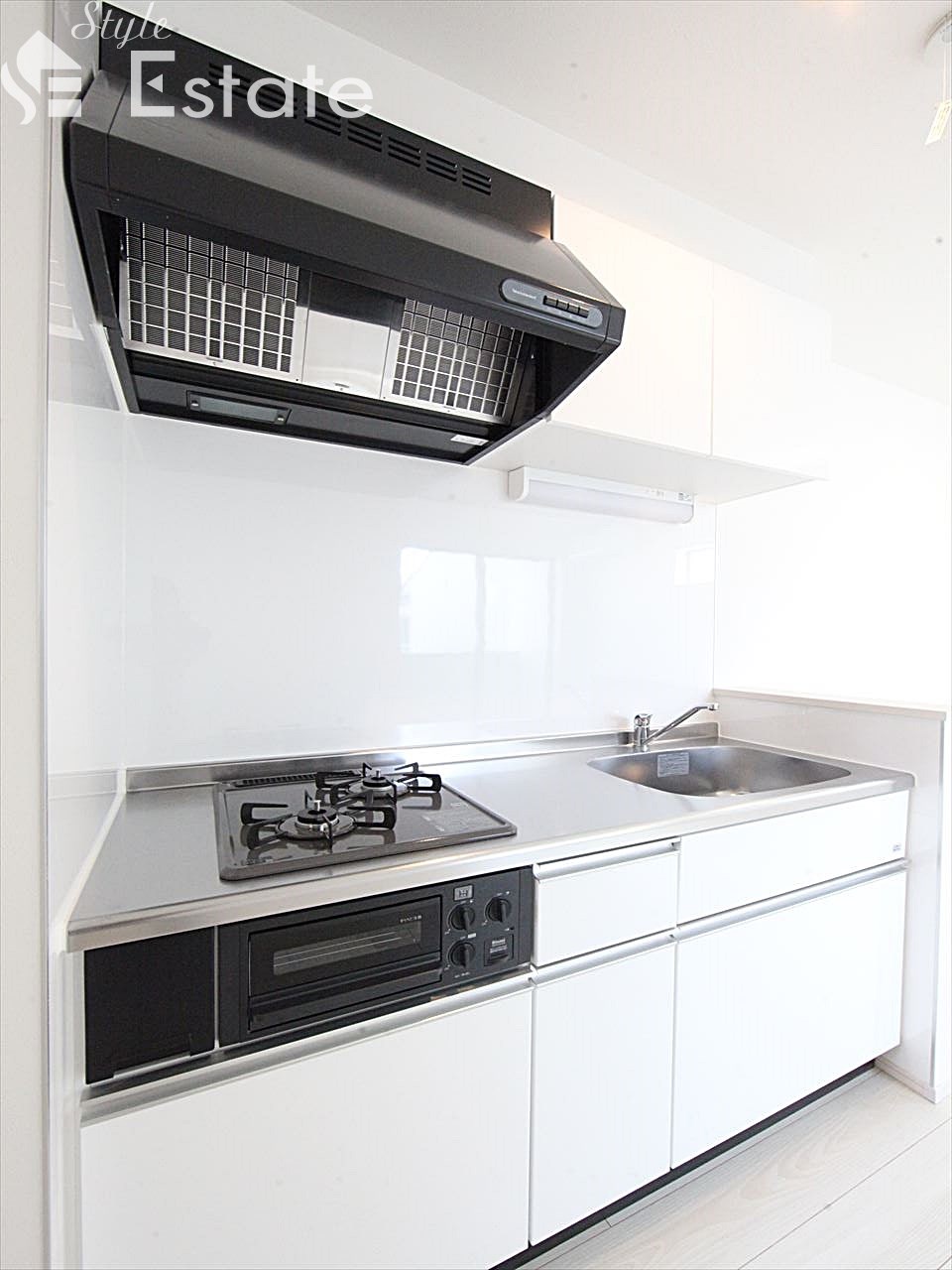 システムキッチン 2口コンロ グリル付