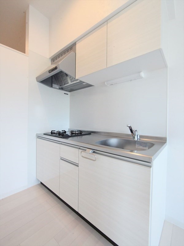 システムキッチン2口コンロ