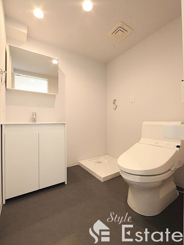 脱衣場に洗濯機置場