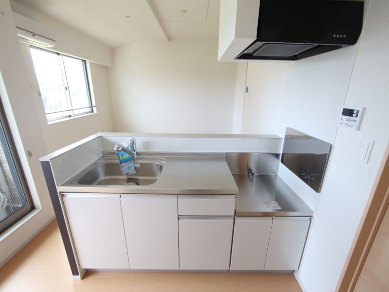 キッチン2口コンロ設置可