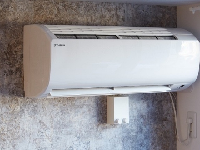 イメージ画像 エアコン 室内物干し